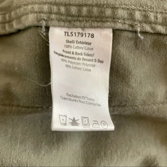 Triple 5 SOUL Y2K long green cargo zip military utility aztec boho 100% cotton - Picture 15 of 16